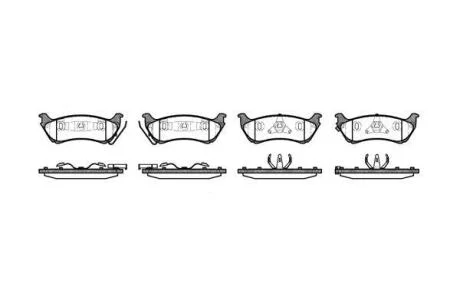 Гальмівні колодки дискові ROADHOUSE 2698.01