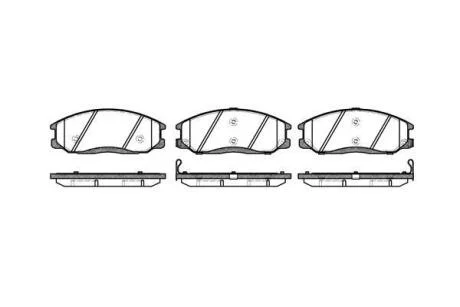 Гальмівні колодки дискові ROADHOUSE 2771.02