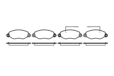 Гальмівні колодки дискові ROADHOUSE 2772.22
