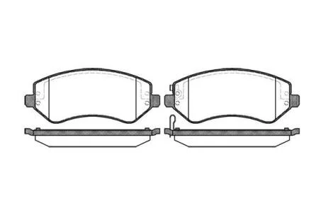 Колодки тормозные CHRYSLER VOYAGER -08 ROADHOUSE 2807.02