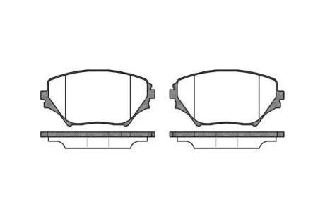 Гальмівні колодки дискові ROADHOUSE 2813.00