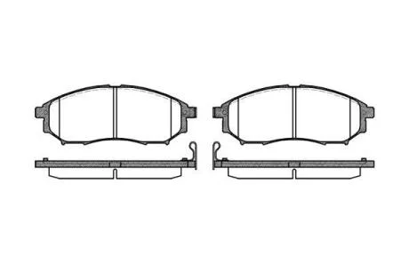 Гальмівні колодки дискові ROADHOUSE 2852.14