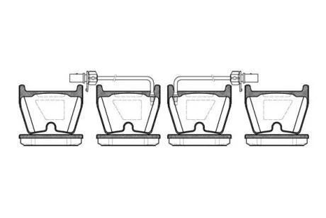 Гальмівні колодки дискові ROADHOUSE 2896.02