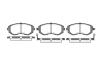 Колодки тормозные SUBARU FORESTER/IMPREZA/LEGACY/OUTBACK 98- перед. ROADHOUSE 2951.02 (фото 1)