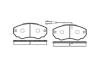 Колодки тормозные дисковые передние CITROEN JUMPER 94-02, FIAT DUCATO 94-02, PEUGEOT BOXER 94-02 ROADHOUSE 2960.01 (фото 1)