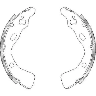 Комплект гальмівних колодок ROADHOUSE 438200
