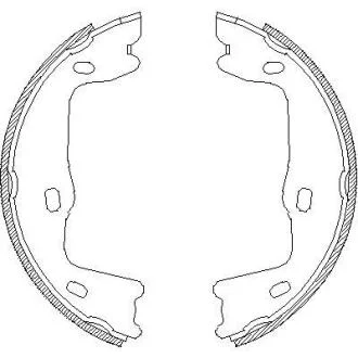 Гальмівні колодки барабанні ROADHOUSE 4651.00