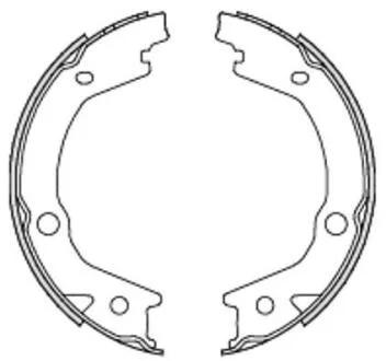 Гальмівні колодки барабанні ROADHOUSE 469700
