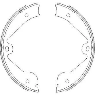 Гальмівні колодки барабанні ROADHOUSE 4735.00