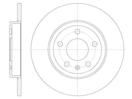 Гальмівний диск ROADHOUSE 61011.00