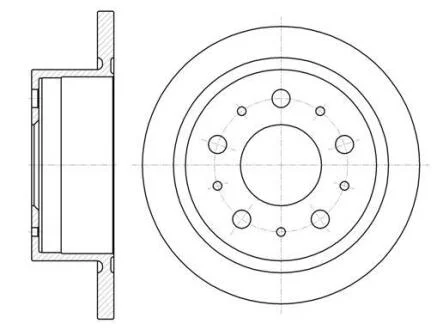 Гальмівний диск ROADHOUSE 61057.00