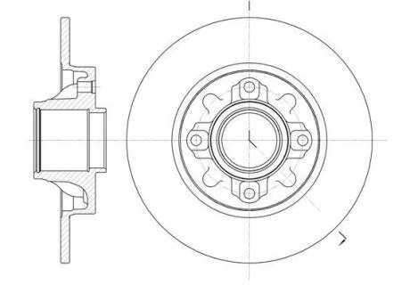 Гальмівний диск ROADHOUSE 61060.00