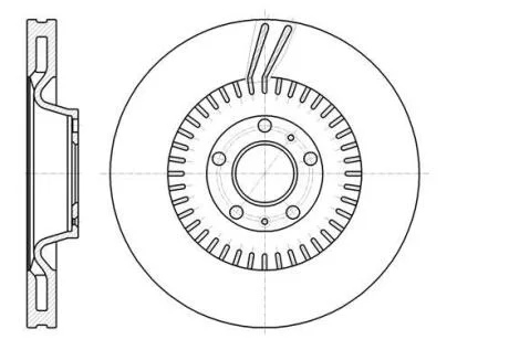 Гальмівний диск ROADHOUSE 61154.10