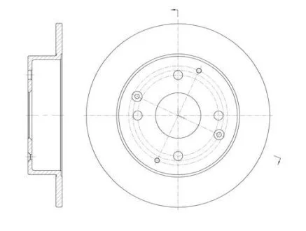 Гальмівний диск ROADHOUSE 6115600
