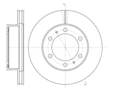 Гальмівний диск ROADHOUSE 61205.10