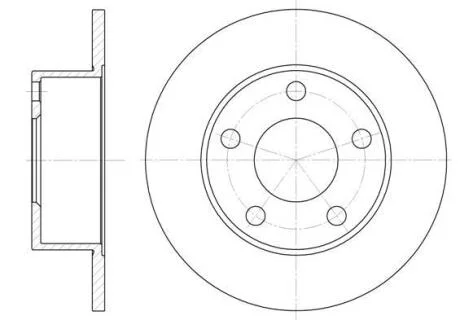 Гальмівний диск ROADHOUSE 6121.00