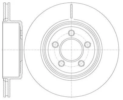 Гальмівний диск ROADHOUSE 61270.10
