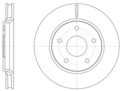 Гальмівний диск ROADHOUSE 61393.10