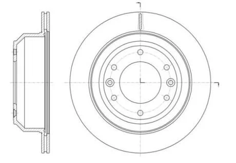 Гальмівний диск ROADHOUSE 61397.10