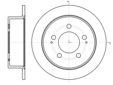 Гальмівний диск ROADHOUSE 61414.00