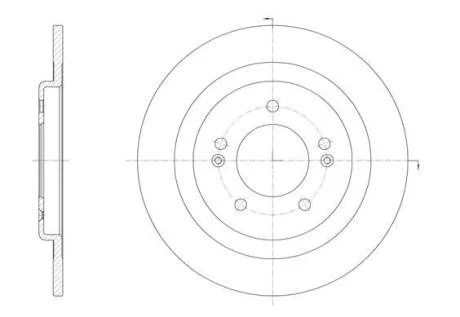 Гальмівний диск ROADHOUSE 6143800