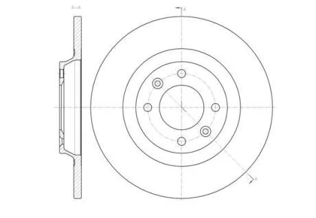 Гальмівний диск ROADHOUSE 6145700