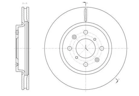 Гальмівний диск ROADHOUSE 6148110