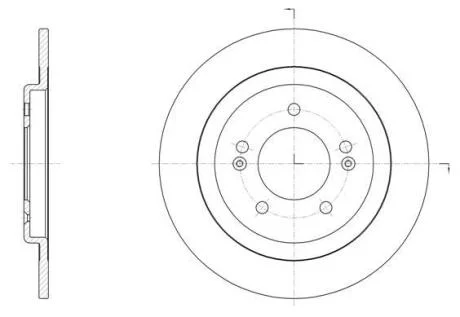 Гальмівний диск ROADHOUSE 61506.00