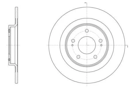 Гальмівний диск ROADHOUSE 6152800