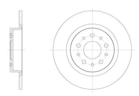 Гальмівний диск ROADHOUSE 6155800