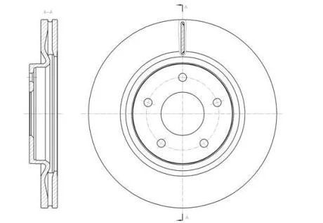 Гальмівний диск ROADHOUSE 61580.10
