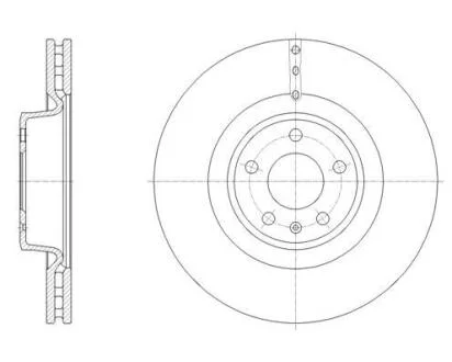 Гальмівний диск ROADHOUSE 6167010