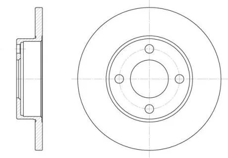 Гальмівний диск ROADHOUSE 6181.00