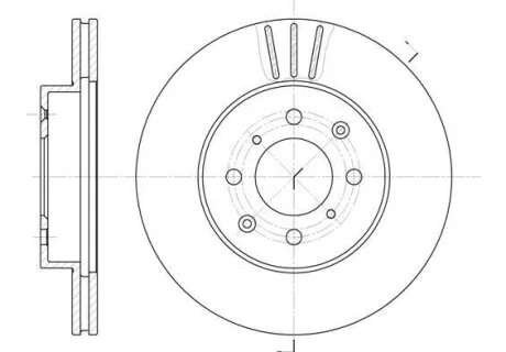 Гальмівний диск ROADHOUSE 622610