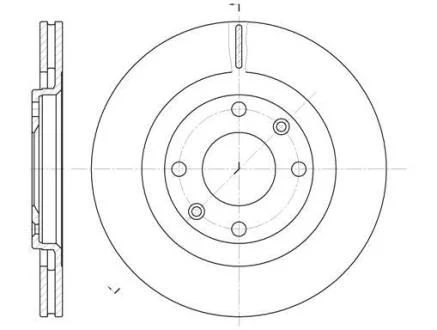 Гальмівний диск ROADHOUSE 6240.10