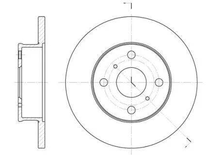 Гальмівний диск ROADHOUSE 6401.00