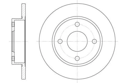 Гальмівний диск ROADHOUSE 6427.00