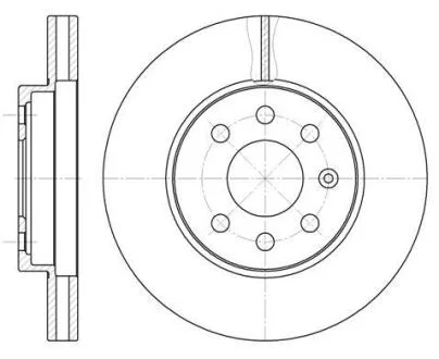 Гальмівний диск ROADHOUSE 6573.10