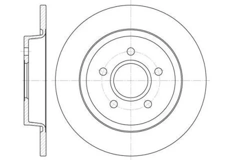 Гальмівний диск ROADHOUSE 6712.00