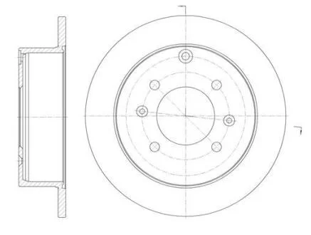 Гальмівний диск ROADHOUSE 6757.00