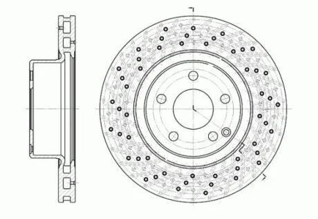 Гальмівний диск ROADHOUSE 6817.10
