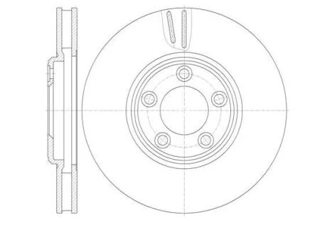 Гальмівний диск ROADHOUSE 6836.10