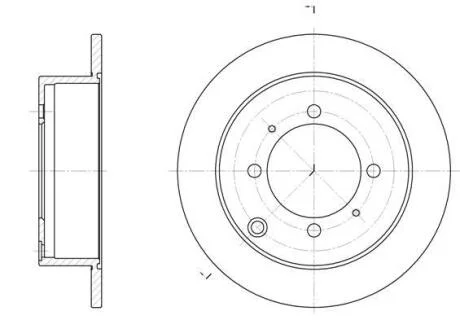 Гальмівний диск ROADHOUSE 6838.00