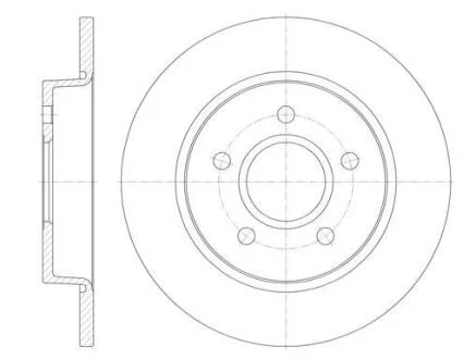 Гальмівний диск ROADHOUSE 6846.00