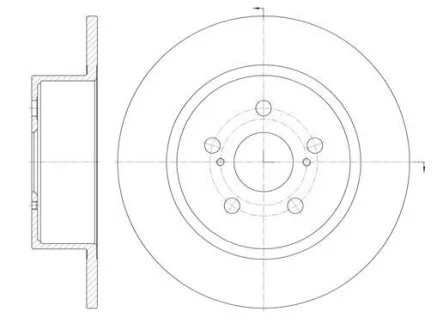 Тормозной диск ROADHOUSE 687800