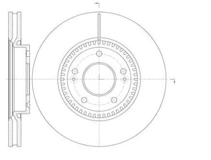 Гальмівний диск ROADHOUSE 6988.10