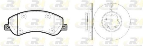 К-кт Transit 06-:диски+колодки (RH 21250.02(1шт)+RH 61022.10(2шт)=RH (Спец. отпускная цена 2400 грн!!!)) ROADHOUSE 81250.00