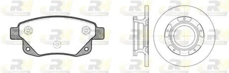 Гальмівний комплект ROADHOUSE 81252.00 (фото 1)