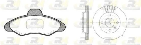 Гальмівний комплект ROADHOUSE 833100