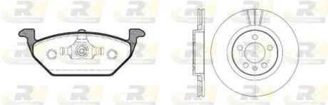 Диски тормозные с колодками, комплект ROADHOUSE 8633.00